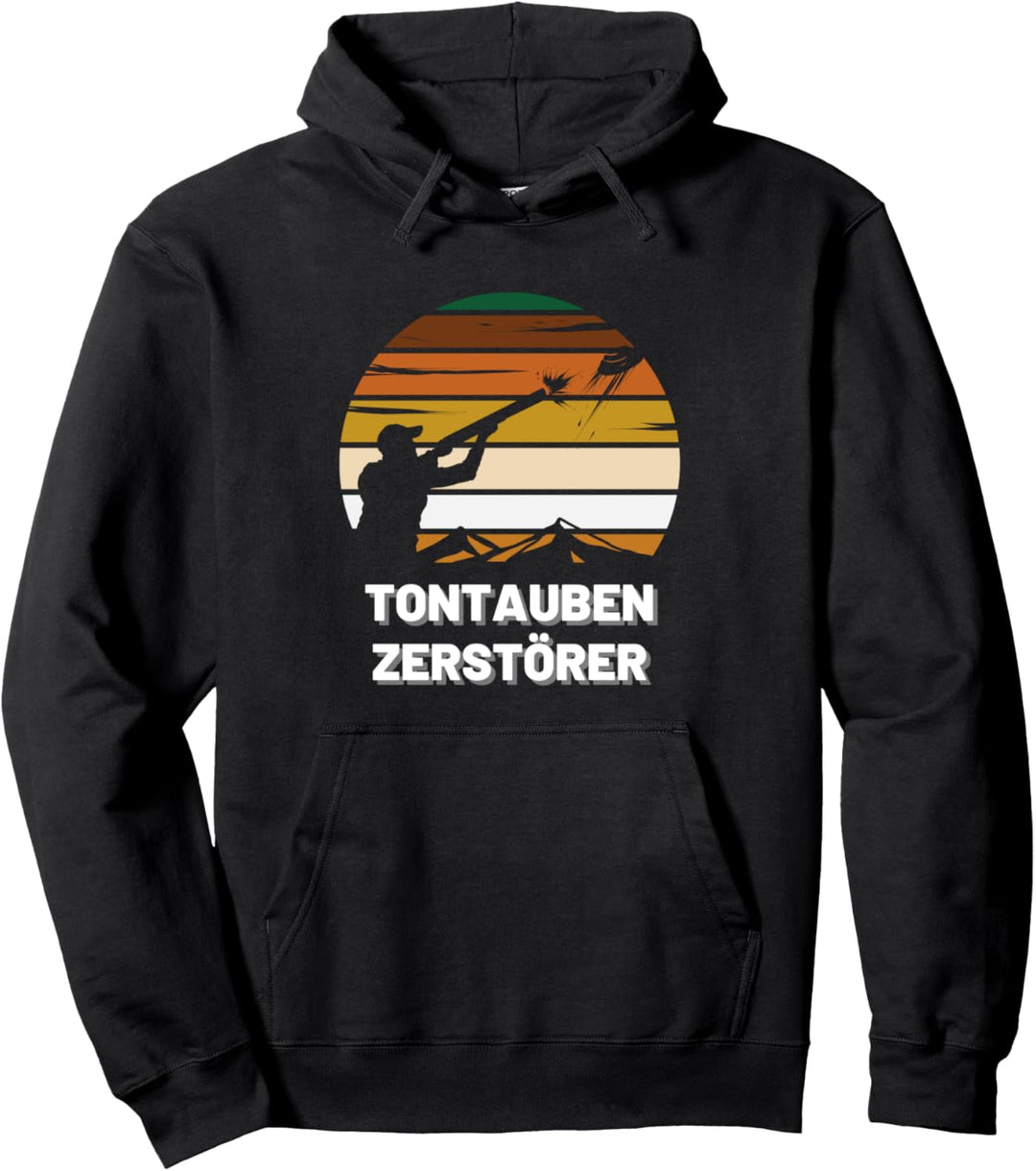 Tontaubenschiessen Wurftaubenschiessen Tontauben Zerstörer Pullover Hoodie