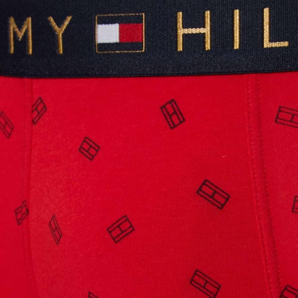 Tommy Hilfiger Wäsche-Set Boxershort Socken Muster rot Grösse M
