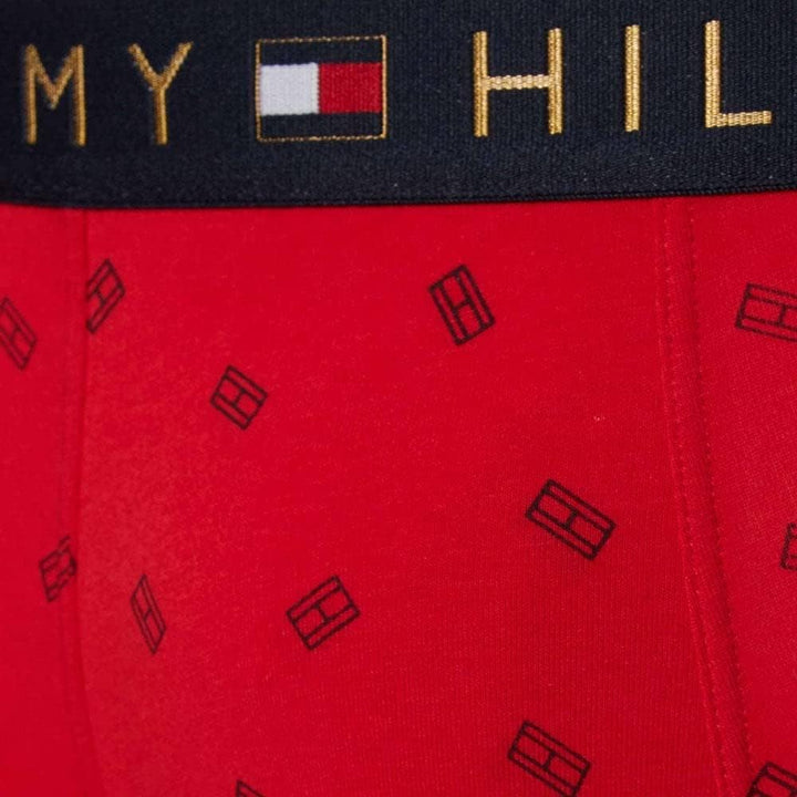 Tommy Hilfiger Wäsche-Set Boxershort Socken Muster rot Grösse M