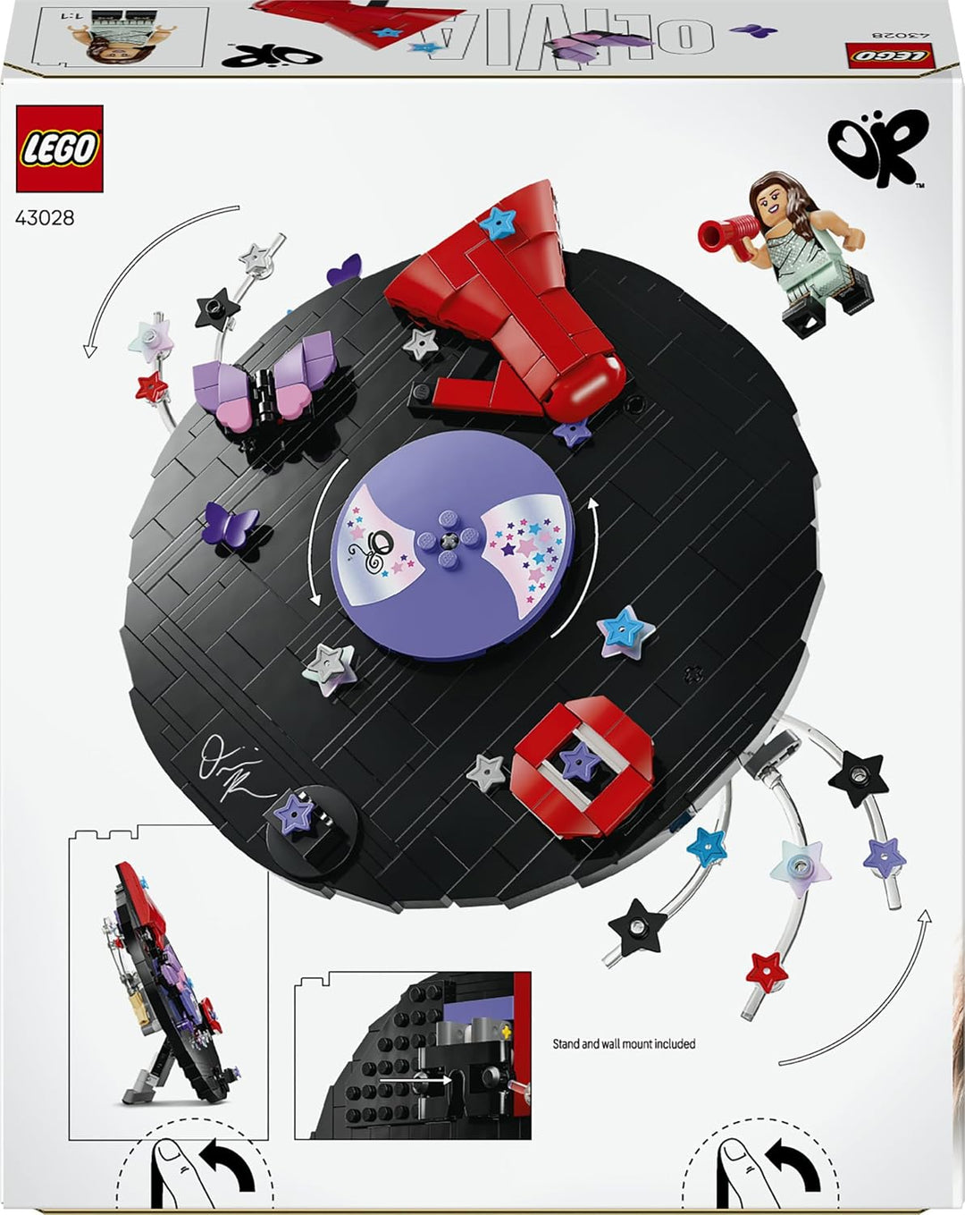 LEGO Editions Olivia Rodrigos Schallplatte - Spielzeug Schallplatte, Minifigur &amp; Zubehör - Zimmer, W