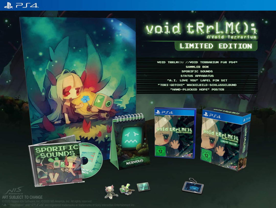 void tRrLM(); //Void Terrarium Limited Edition (Playstation 4) PlayStation 4 Limited Edition, PlaySt