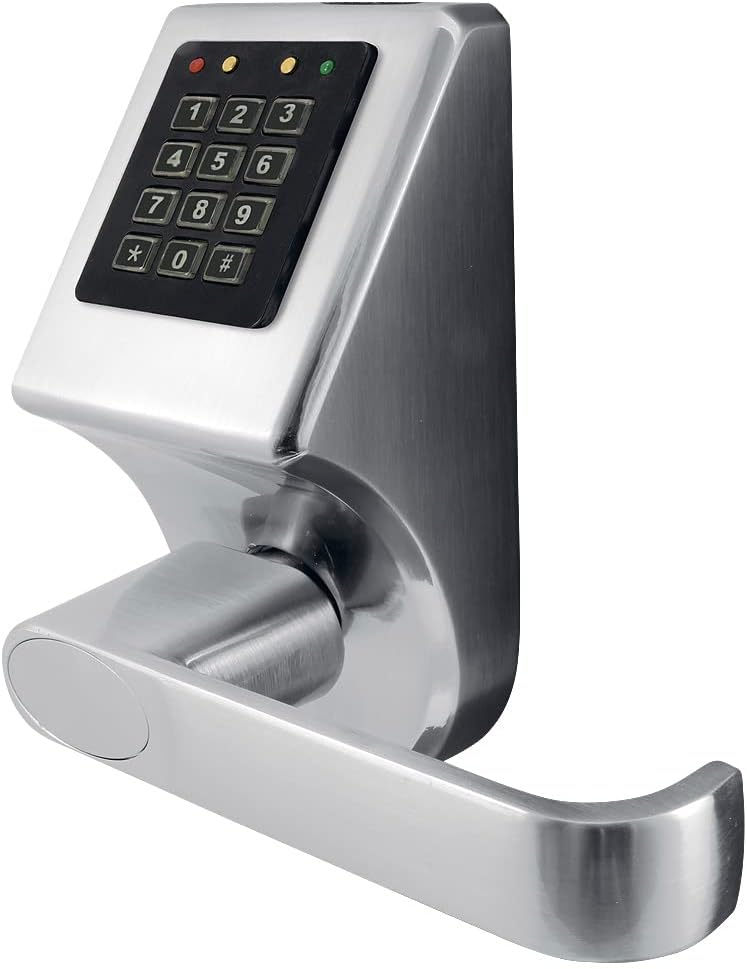 EURA ELH-70B9 Smartes Türschloss mit Griff, Codeschloss, RFID-Näherungsleser, universeller Riegelabs
