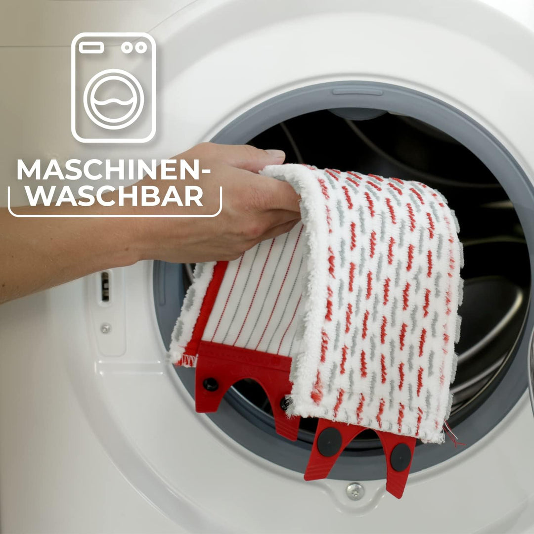 Vileda ULTRAMAX XL Bodenwischer Komplett Set, extra breiter Wischmopp mit Stiel, Mikrofaserbezug und