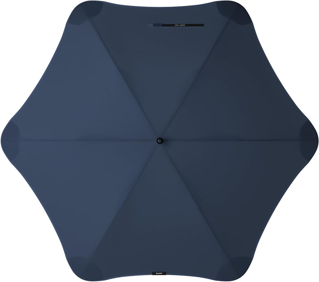 BLUNT 'Executive' Regenschirm Gross Ø 138 cm Midnight Navy - Sturmfest bis 115 km/h - Automatisch Öf