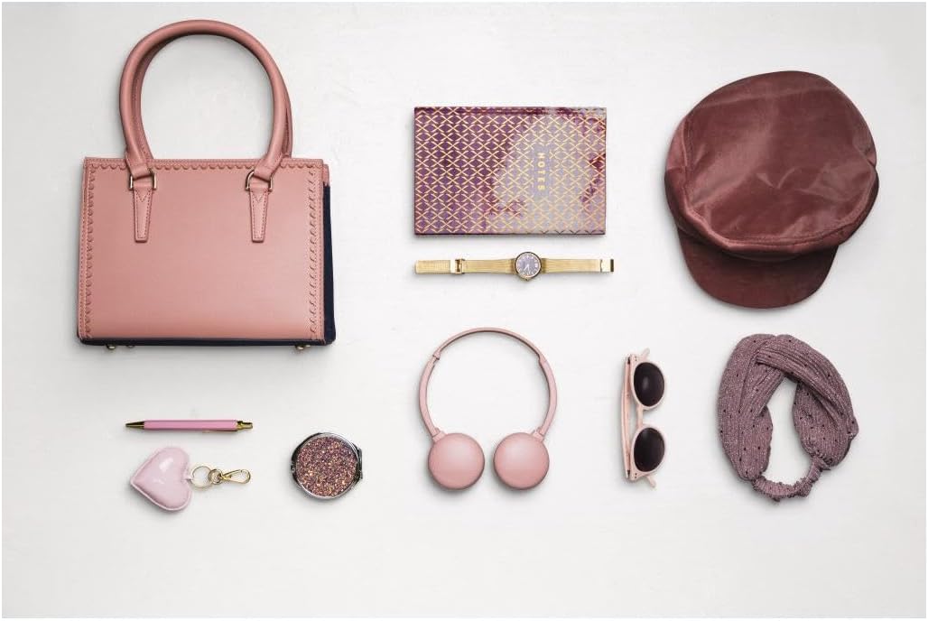 JVC HA-S20BT-P-E Bluetooth On-Ear Kopfhörer mit 3-Tasten-Bedienung Rosa, rosa