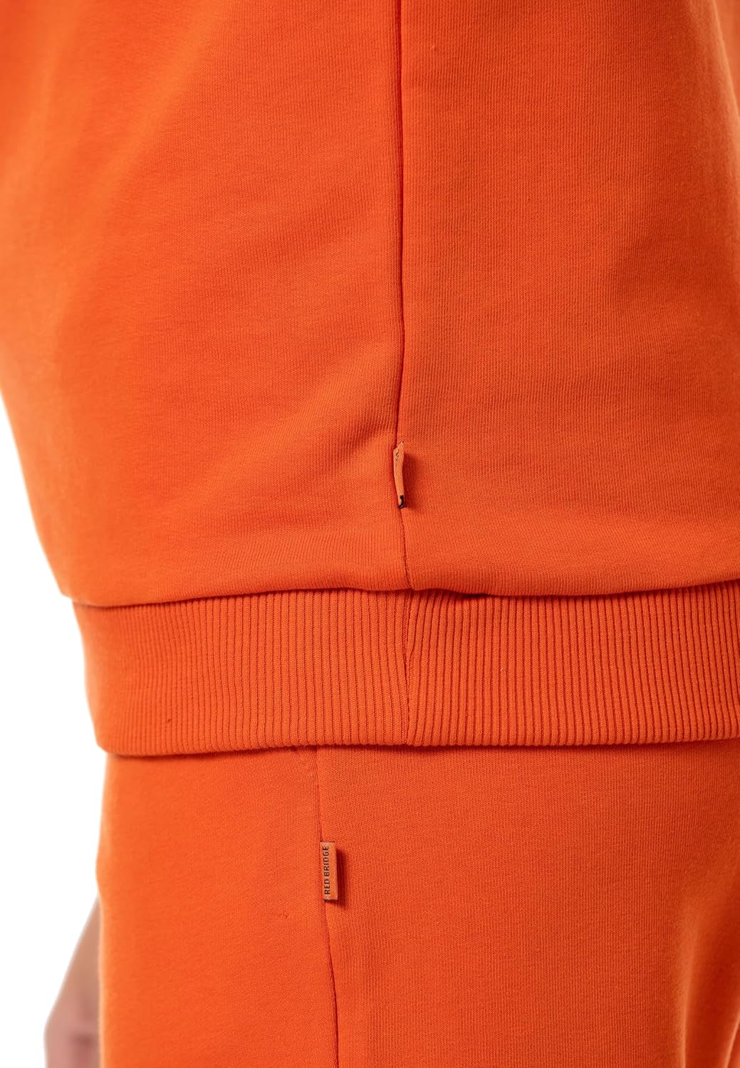 Redbridge Damen Freizeitanzug Jogginganzug Hose Sweatshirt Premium Basic XS Orange, XS Orange