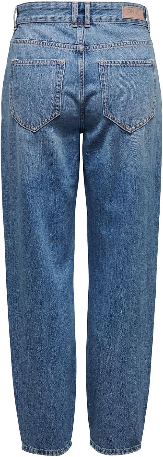ONLY Female Karotte ONLTROY Hohe Taille Karotte Jeans XS / 32L Medium Blue Denim, XS / 32L Medium Bl