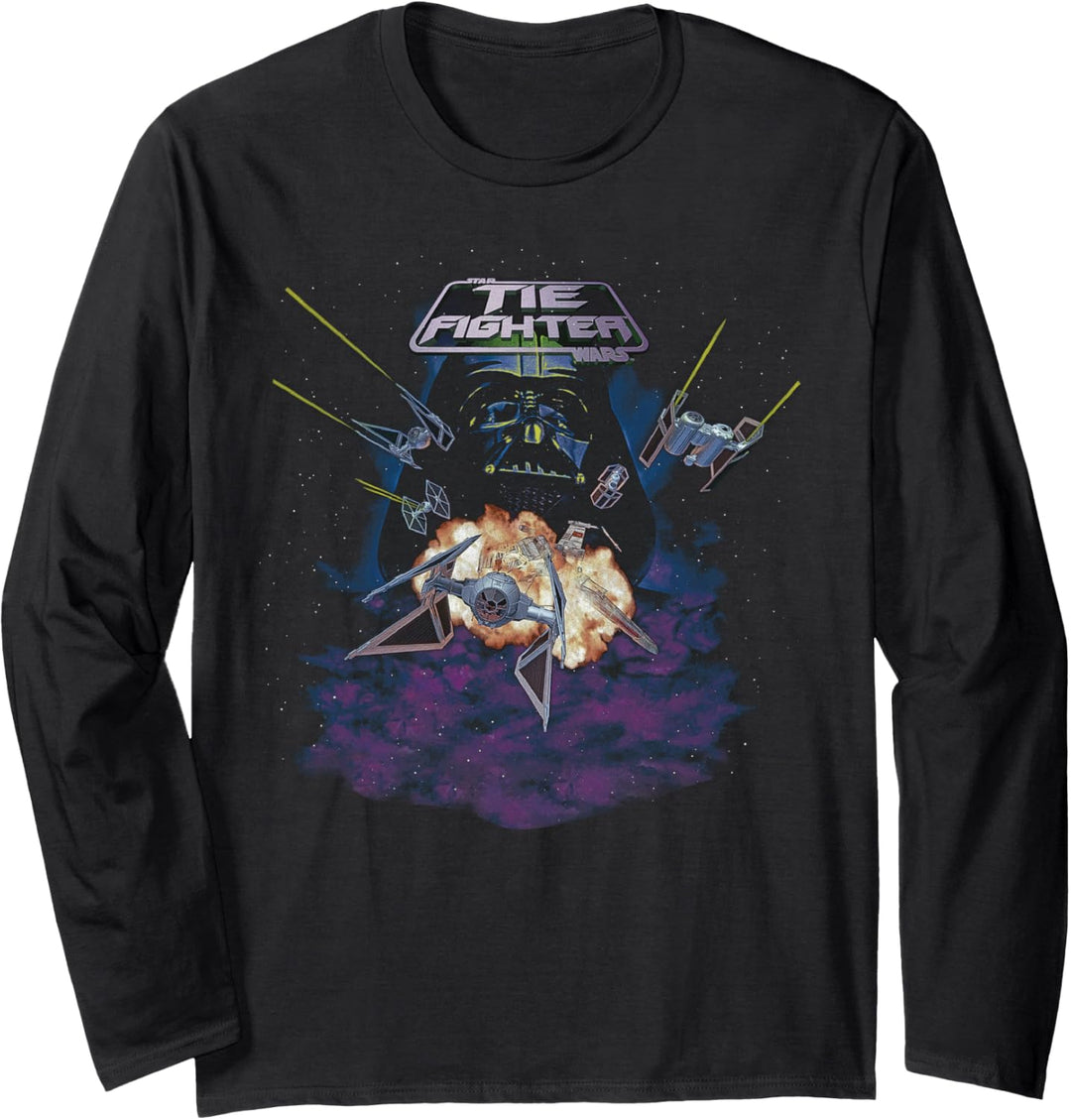 Star Wars TIE Fighter Video Game Battle Langarmshirt
