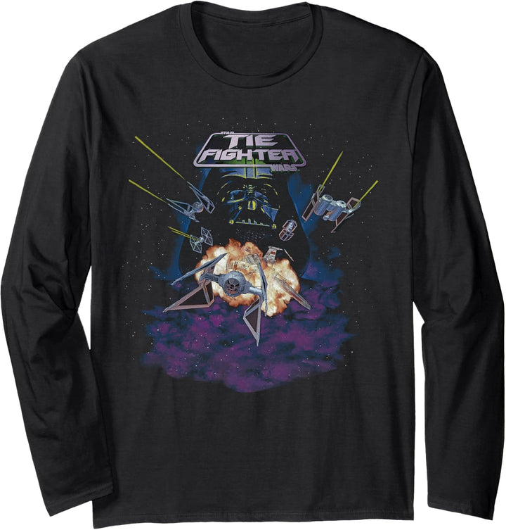Star Wars TIE Fighter Video Game Battle Langarmshirt