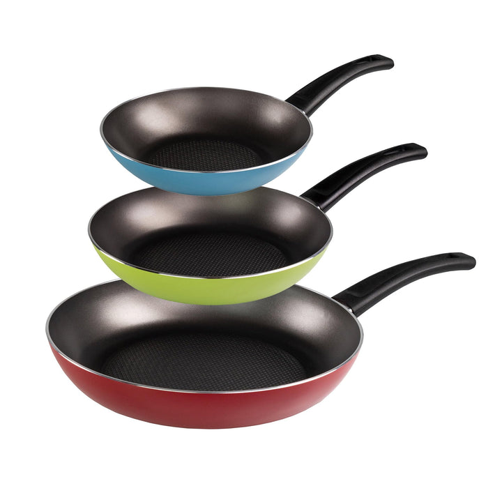 STONELINE VERY TITAN Pfannenset 3 teilig, 20/24/28 cm, Pfanne Induktion geeignet, Antihaft beschicht