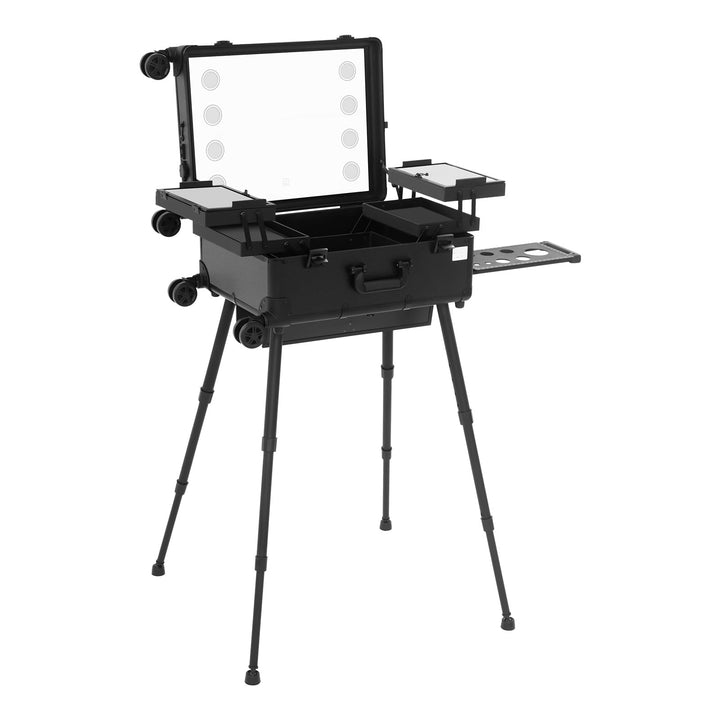 Kosmetikkoffer, Trolley-Kosmetikkoffer, Kosmetikkoffer-Trolley, Kosmetik-Aufbewahrungskoffer, Friseu