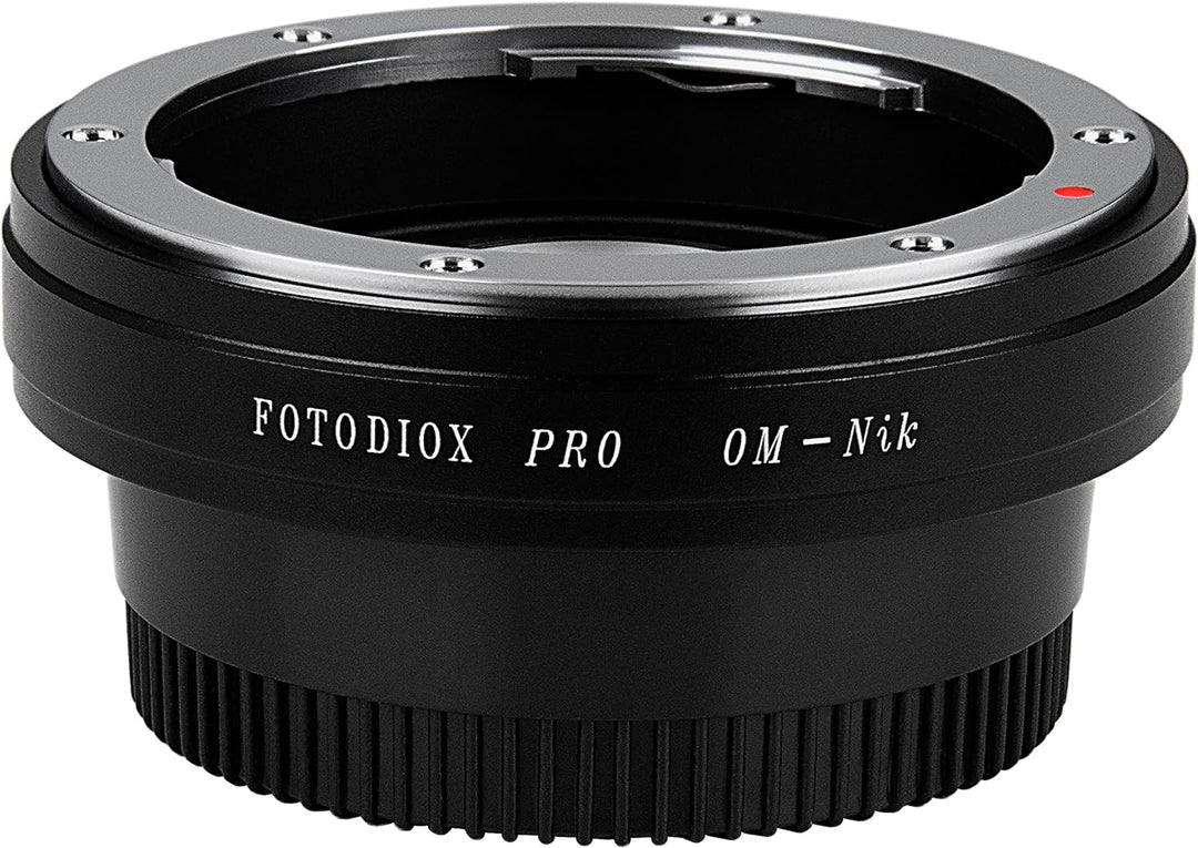 Fotodiox Pro Lens Mount Adapter Compatible with Olympus OM 35mm Film Lenses on Nikon F-Mount Cameras