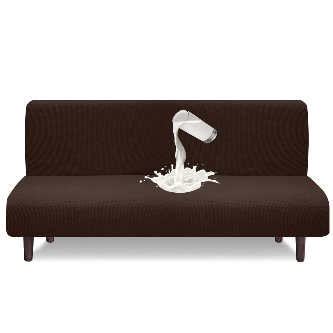 Granbest wasserdichte Armlose Futon Abdeckung, Hoher Stretch Futon Schutz für Faltendes Schlafsofa A