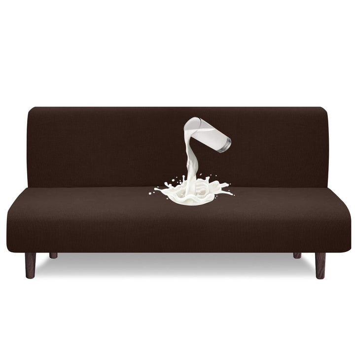 Granbest wasserdichte Armlose Futon Abdeckung, Hoher Stretch Futon Schutz für Faltendes Schlafsofa A