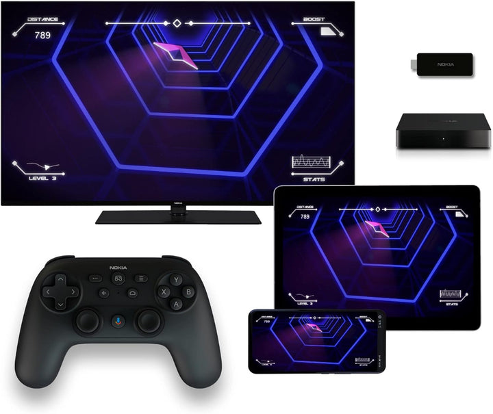 Nokia Bluetooth Game Controller mit Sprachsteuerung - Gamepad mit Google Assistant, Joystick, Fernbe