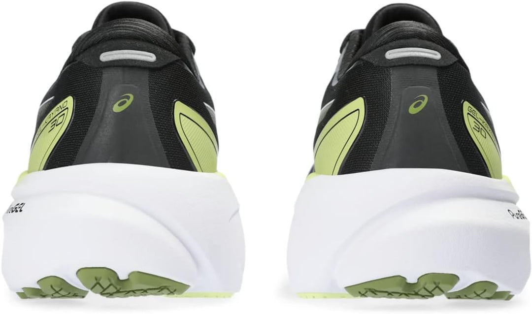 ASICS Kayano 30 Mann Laufschuhe Blau Weiss 38 EU Black Glow Yellow, 38 EU Black Glow Yellow