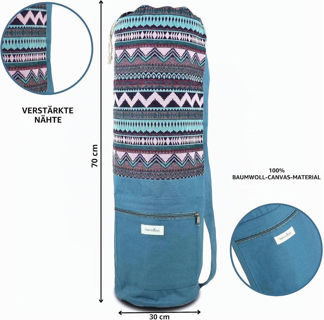 Thermikoa Yogamatte Mit Tasche - Totte Bag für Transport, Pilates Oder Gymnastik - Leicht, Geräumig