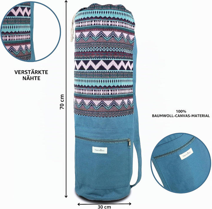 Thermikoa Yogamatte Mit Tasche - Totte Bag für Transport, Pilates Oder Gymnastik - Leicht, Geräumig