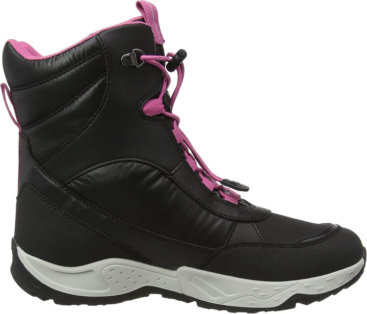 Geox Mädchen J Sentiero Girl B Wp Stiefeletten 24 EU Black Fuchsia, 24 EU Black Fuchsia