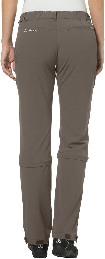 VAUDE Damen Farley Stretch Capri T-Zip Ii Hose 34 Coconut, 46-Short