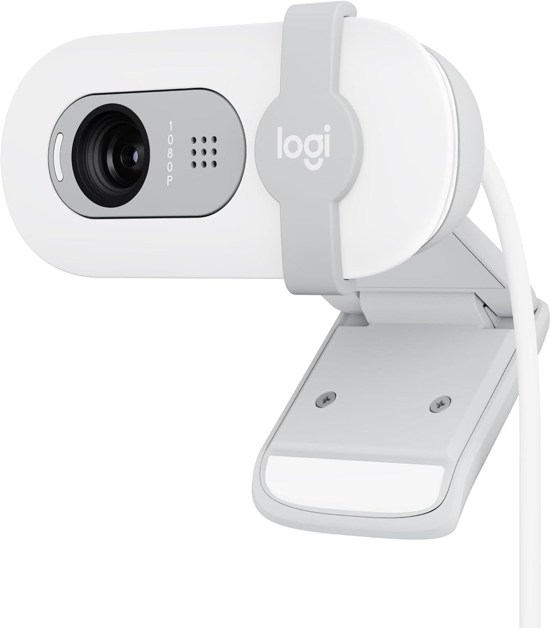 Logitech Brio 100 Full HD-Webcam für Meetings und Streaming, Auto-Lichtausgleich, integriertes Mikro