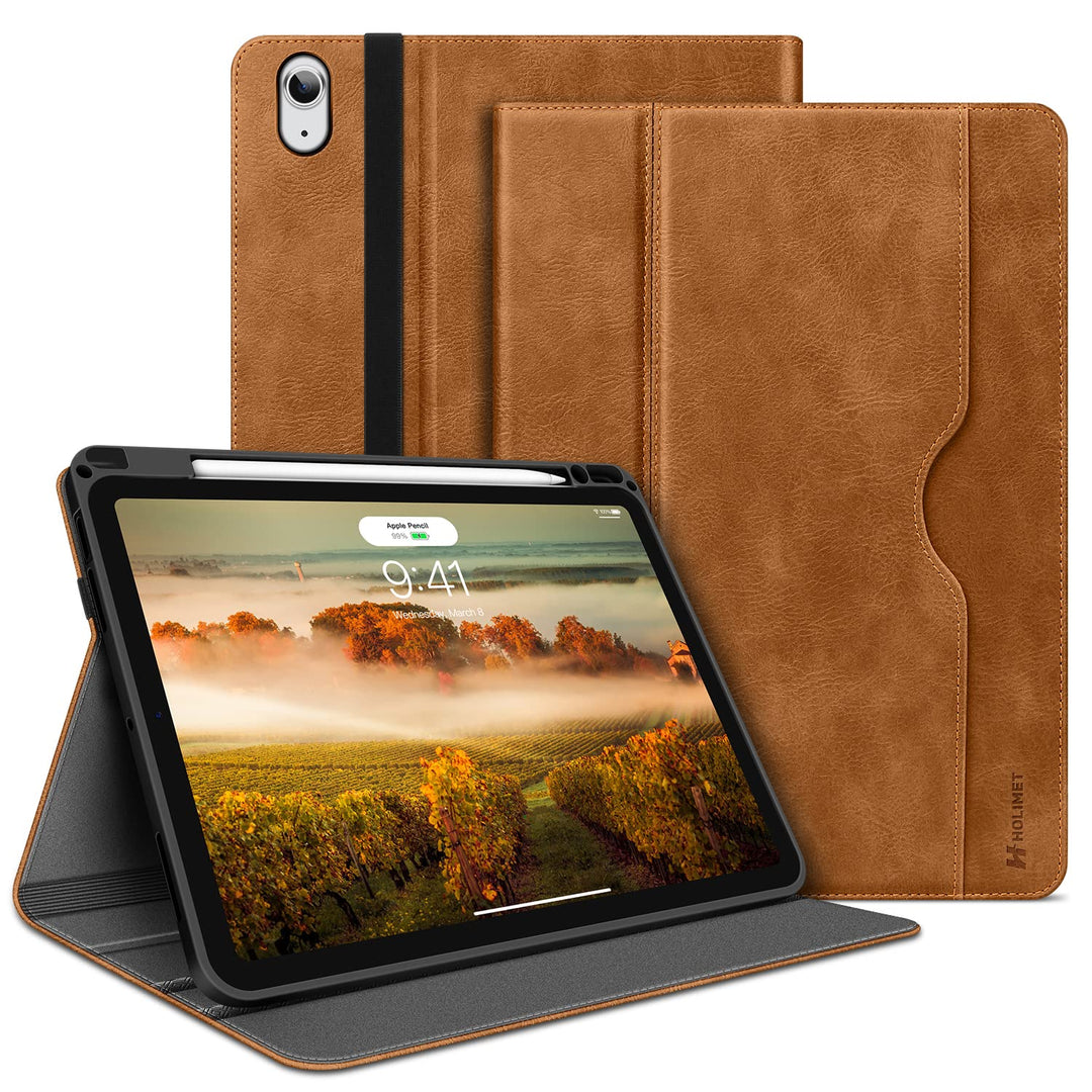 HOLIMET Hülle für Neu iPad Air 2024 11 Zoll, iPad Air 6/5/4 (2024/2022/2020) 10,9Zoll mit Stifthalte