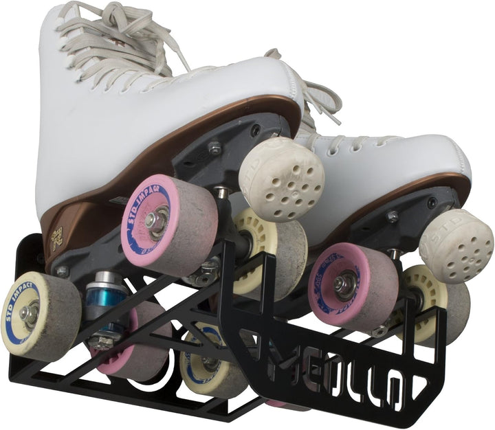 MEOLLO Rollschuhe Wandhalterung (100% Stahl) Weiss, Weiss