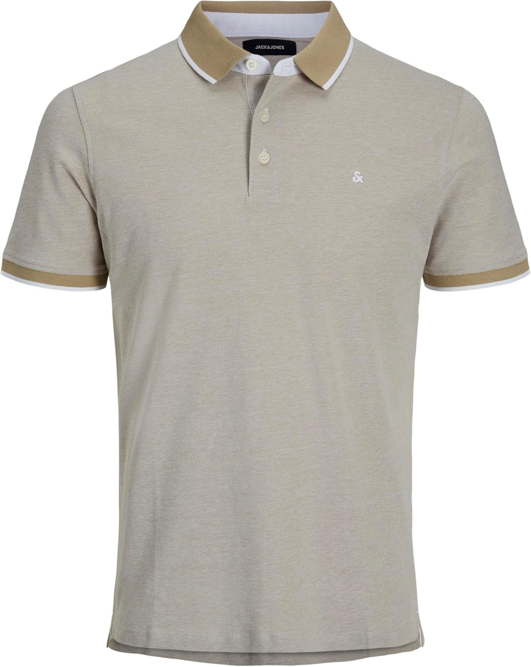 JACK &amp; JONES Male Poloshirt 2er-Pack Einfarbig Poloshirt Poloshirt S Crockery, Poloshirt S Crockery