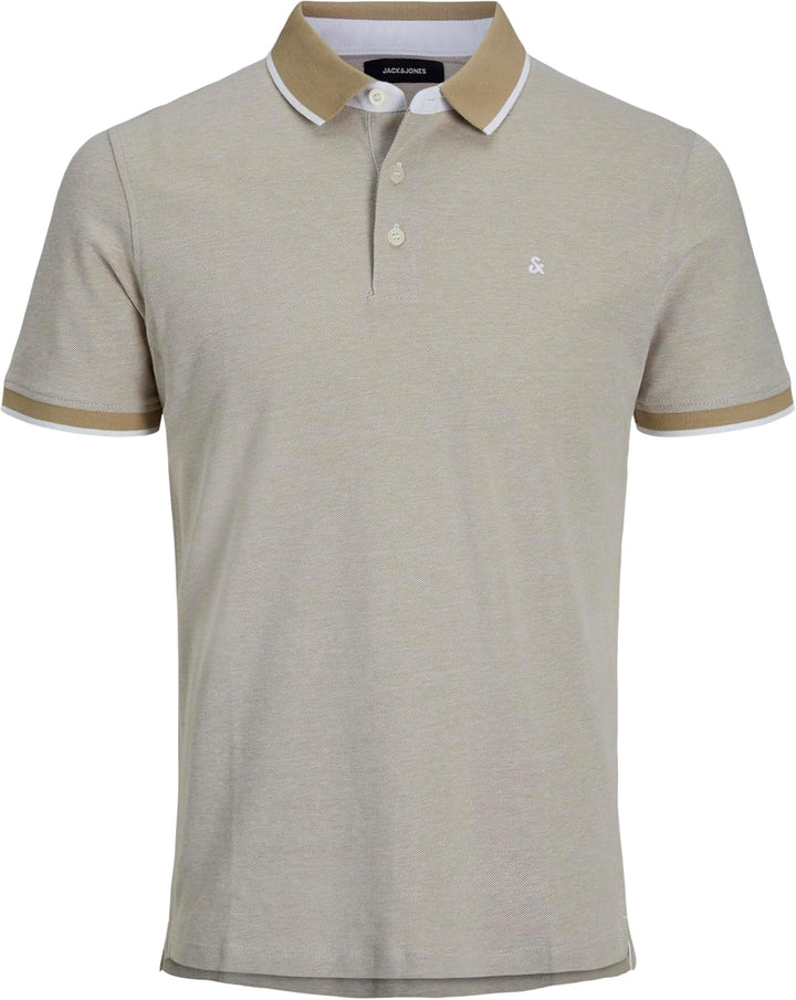 JACK &amp; JONES Male Poloshirt 2er-Pack Einfarbig Poloshirt Poloshirt S Crockery, Poloshirt S Crockery
