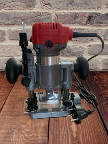 Oberfräse Kantenfräse Multifunktionsfräse HM701 710 Watt 10,000-30,000 U/min inkl. Spannzangen 6/8 m