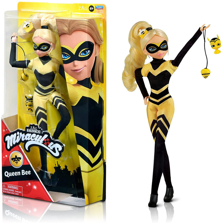 Bandai - Miraculous Ladybug - Ankleidepuppe 26 cm - Queen Bee - P50003, Queen Bee