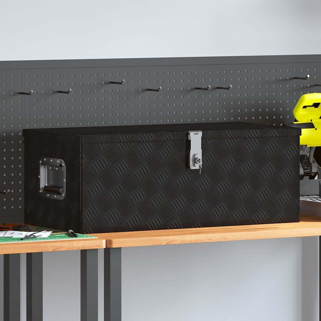 vidaXL Aufbewahrungsbox Aluminiumkoffer Aluminiumbox Lagerbox Lagerkiste Transportkoffer Transportki