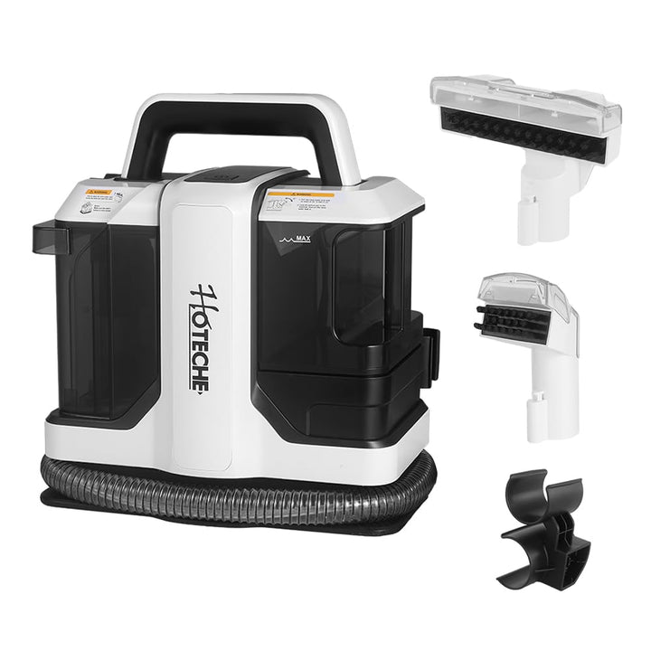 Hoteche Polsterreiniger Gerät WaschSauger mit 450W Leistung 220-240V 50HZ 10L/S maximaler Durchfluss