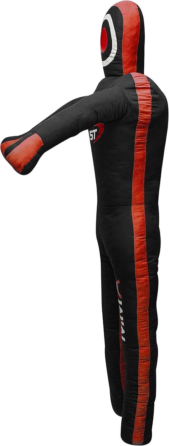 Blist Schaufensterpuppe, Judo, Boxen, JJJ, Stehend auf Leinwand (leer) schwarz / rot 70" (Inches), s