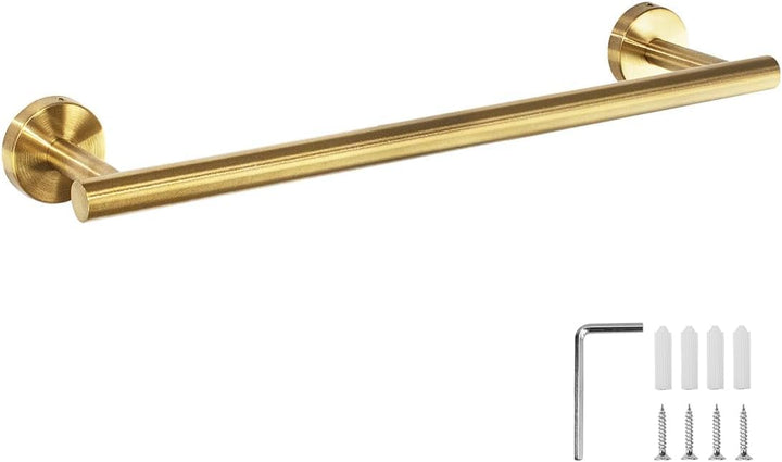 YUET Handtuchhalter, 40 cm, Handtuchstange Gold,SUS 304 Edelstahl,Badetuchhalter Handtuch Halterung
