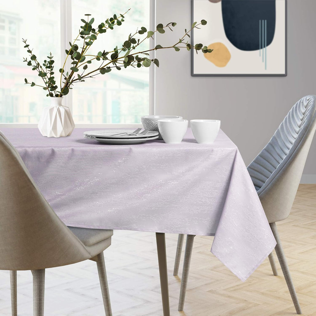 AmeliaHome Tischläufer Set 35x250 cm und 115x250 cm Lotuseffekt Wasserabweisend Schlangenhautmuster