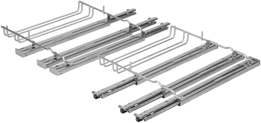 easyPART Kompatibel/Ersatz für BOSCH 17007521 Auszugsschienen Set für 3 Backbleche Roste in Backofen