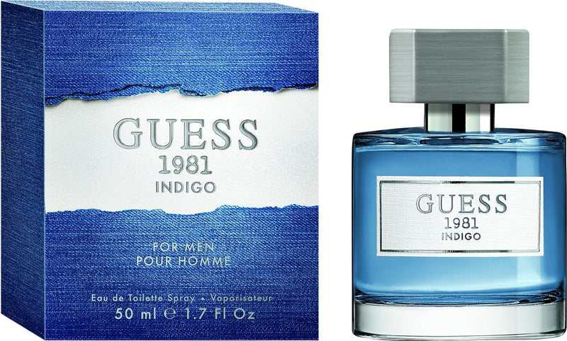 Guess 1981 Indigo for Men, Eau de Toilette 50ml 50 ml, 50 ml