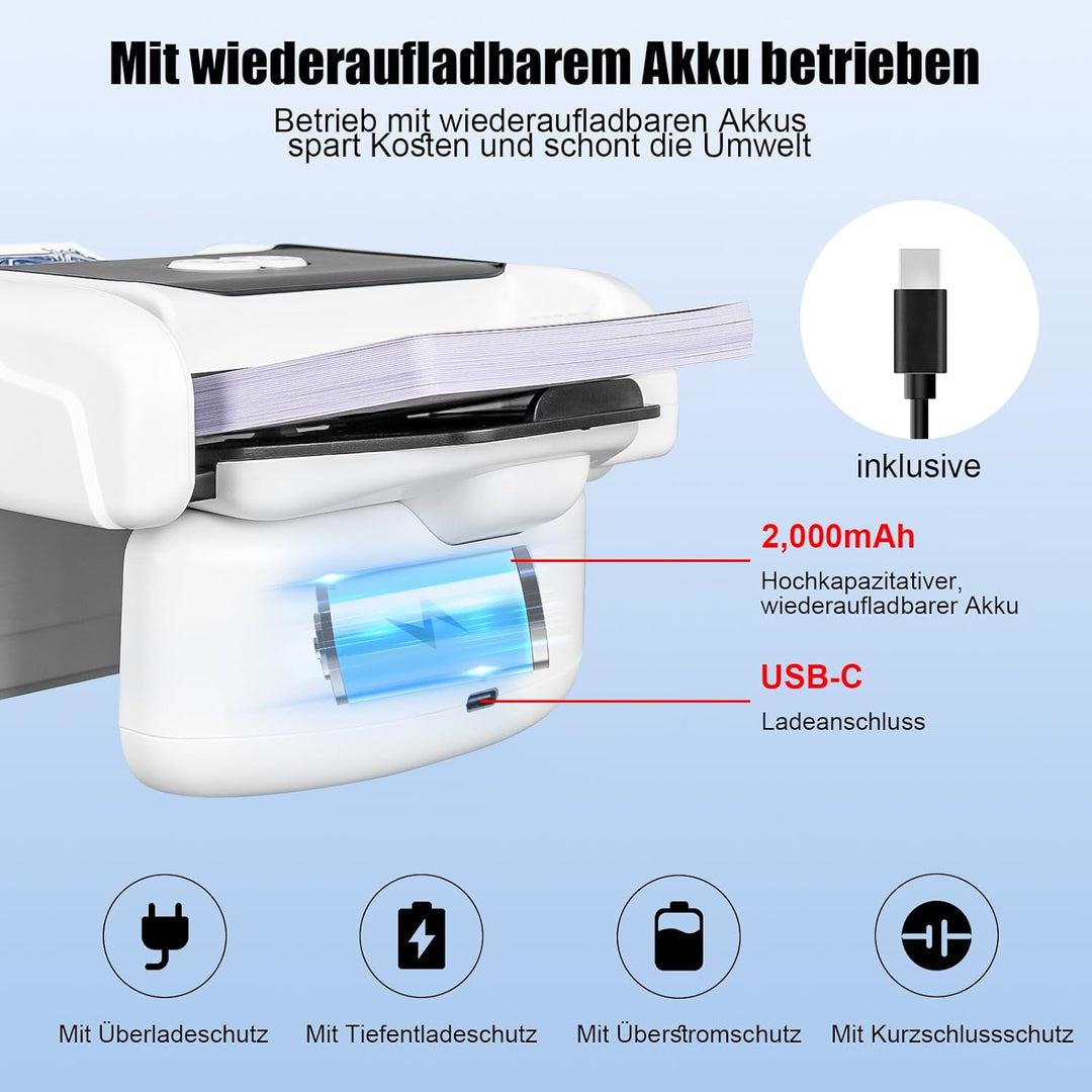 Kartenmischmaschine Elektrische - Automatisch & wiederaufladbar Kartenmischer geräuscharm, gleichmäs
