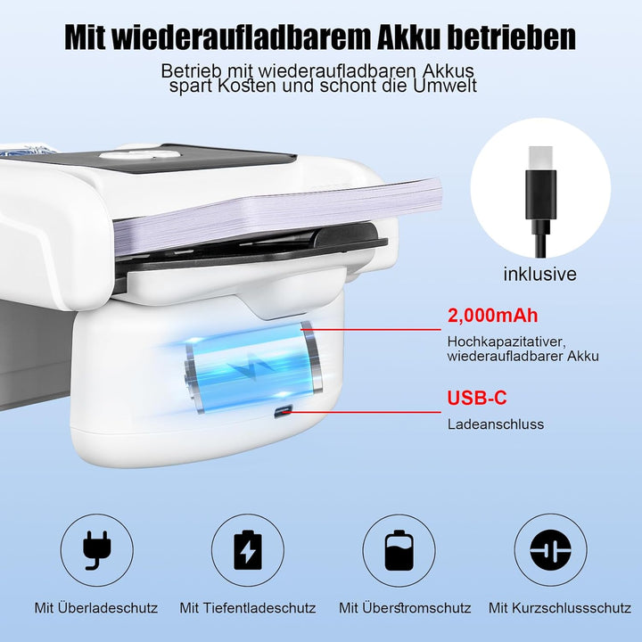 Kartenmischmaschine Elektrische - Automatisch & wiederaufladbar Kartenmischer geräuscharm, gleichmäs