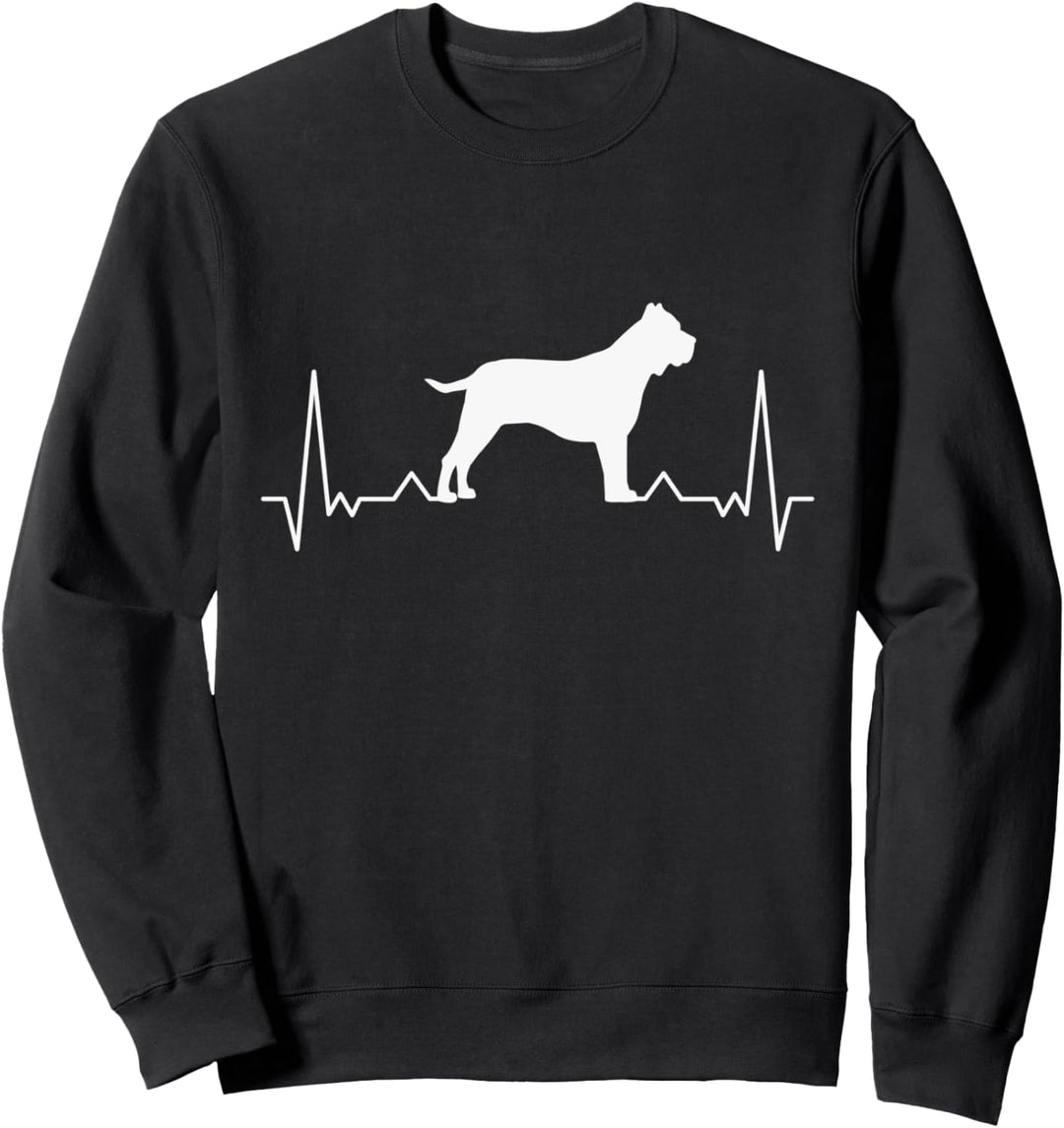 Presa Canario Herzschlag Dogo Canario Schutzhund Sweatshirt