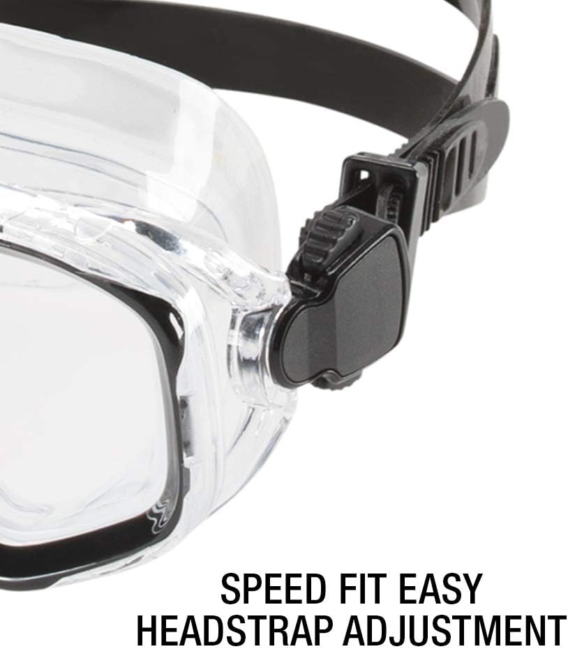 Speedo Tauchmaske für Erwachsene blau, blau