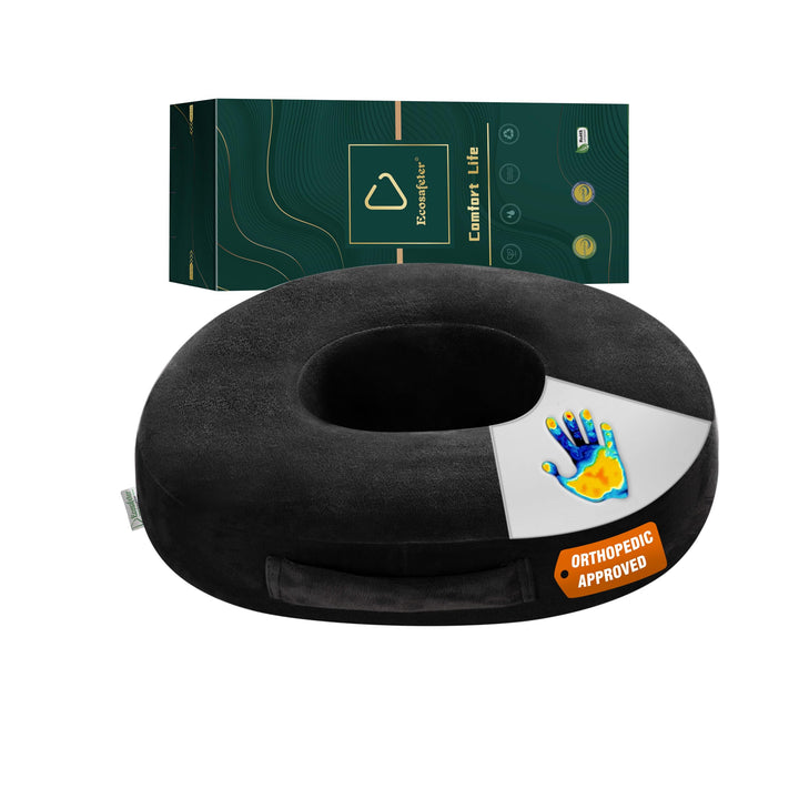Donut Hämorrhoiden Sitzkissen-Kissen für Bürostuhl, Einfach und praktisch, Ergonomisches Steissbeink