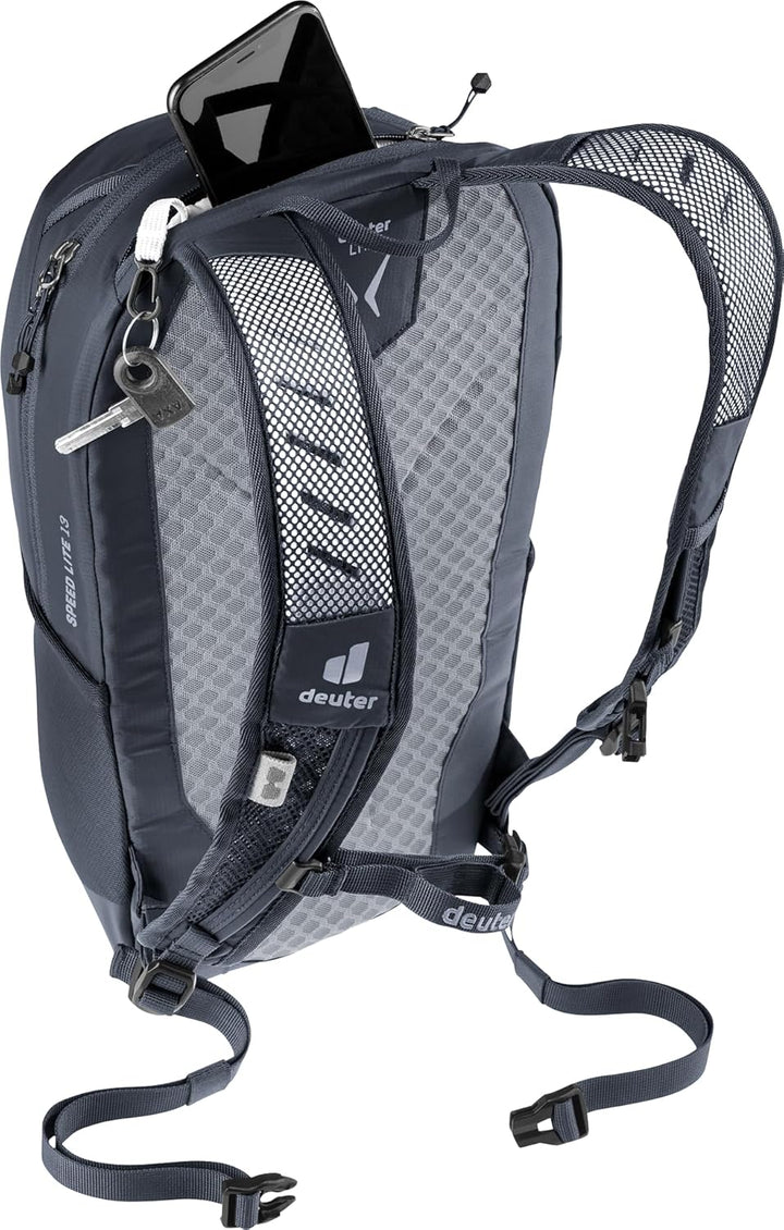 deuter Speed Lite 13 leichter Wanderrucksack 13L Schwarz, 13L Schwarz