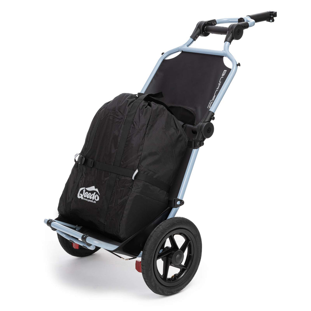 Qeedo Travoy Fahrrad Lastenanhänger (2020) Set Shopping Bag - Cool Grey