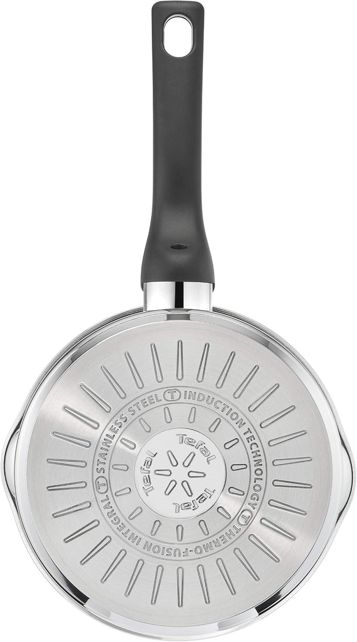 TEFAL Cook &amp; Clip G723SA74 Topfset 10-teilig, Topf 18/20/24 cm, Kochtopf 22cm, Rondel 16cm, Abtropfk