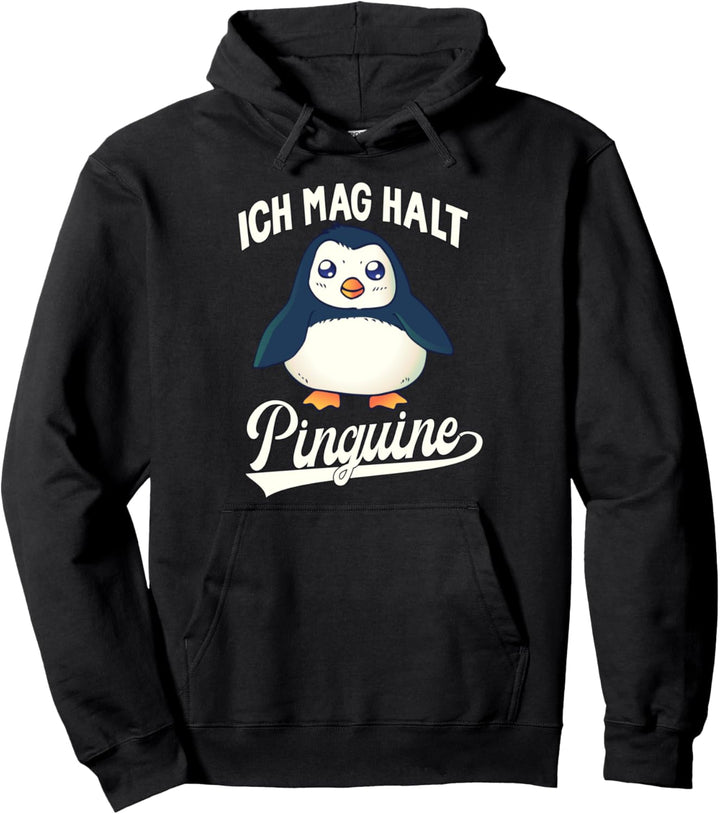 Ich mag halt Pinguine Mädchen Kinder Damen Herren Penguin Pullover Hoodie