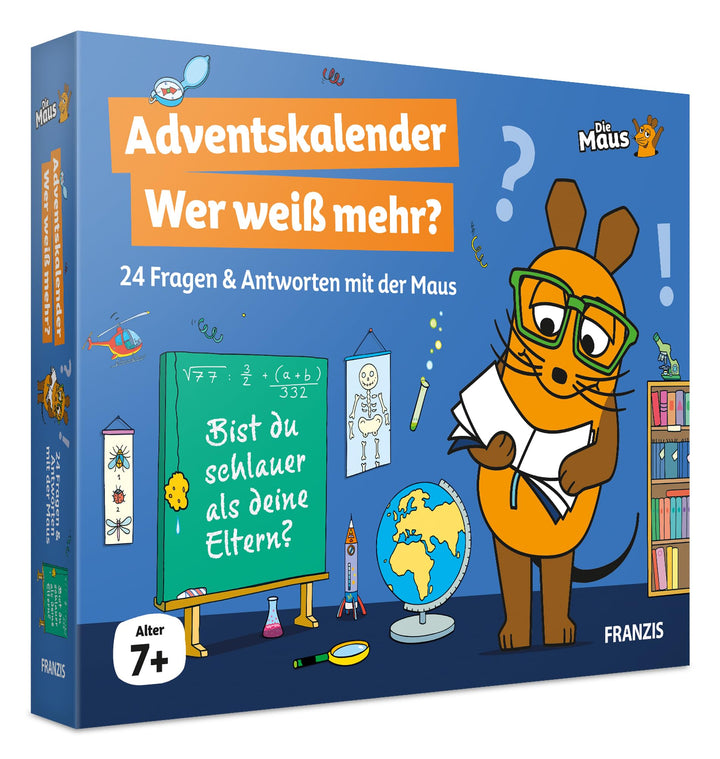 Die Maus Adventskalender Wer weiss mehr?: 24 Fragen & Antworten mit der Maus