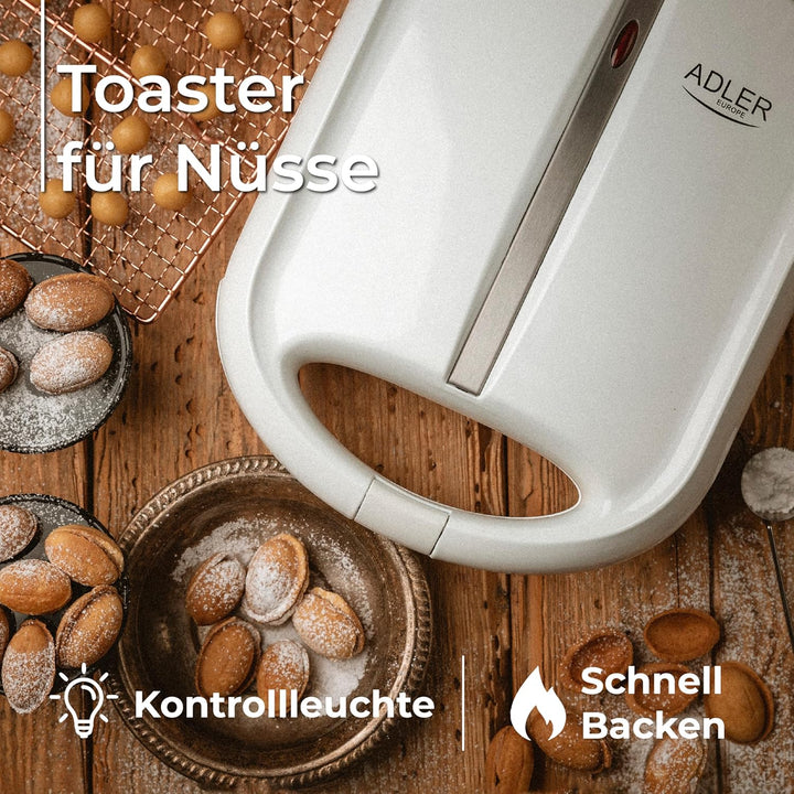 Adler AD 3039 Toaster für Nüsse Erdnüsse Haselnüsse Keksen XL 24 Plätze Max.