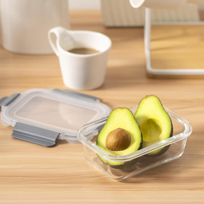 GENICOOK 24 Stück Glas Frischhaltedosen mit Deckel Glas Vorratsdosen Set für Lebensmittel,Glas Meal